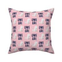 lake life - adirondack chair - pink - LAD19