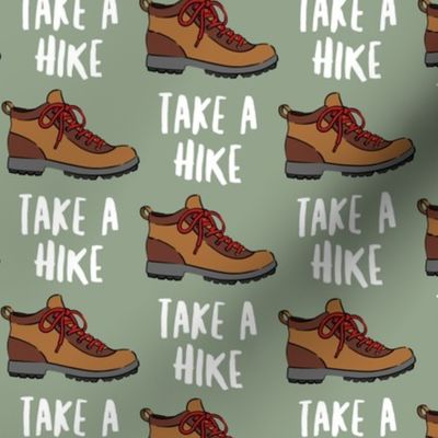 hiking - hiking boot - take a hike - sage LAD19