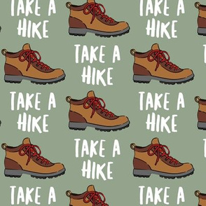 hiking - hiking boot - take a hike - sage LAD19