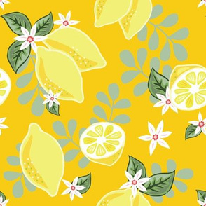 Lemons on Yellow