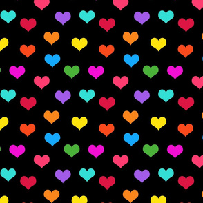 I Heart Colours!  Black, medium 