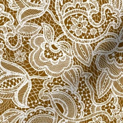 copper lace // pantone 19-16