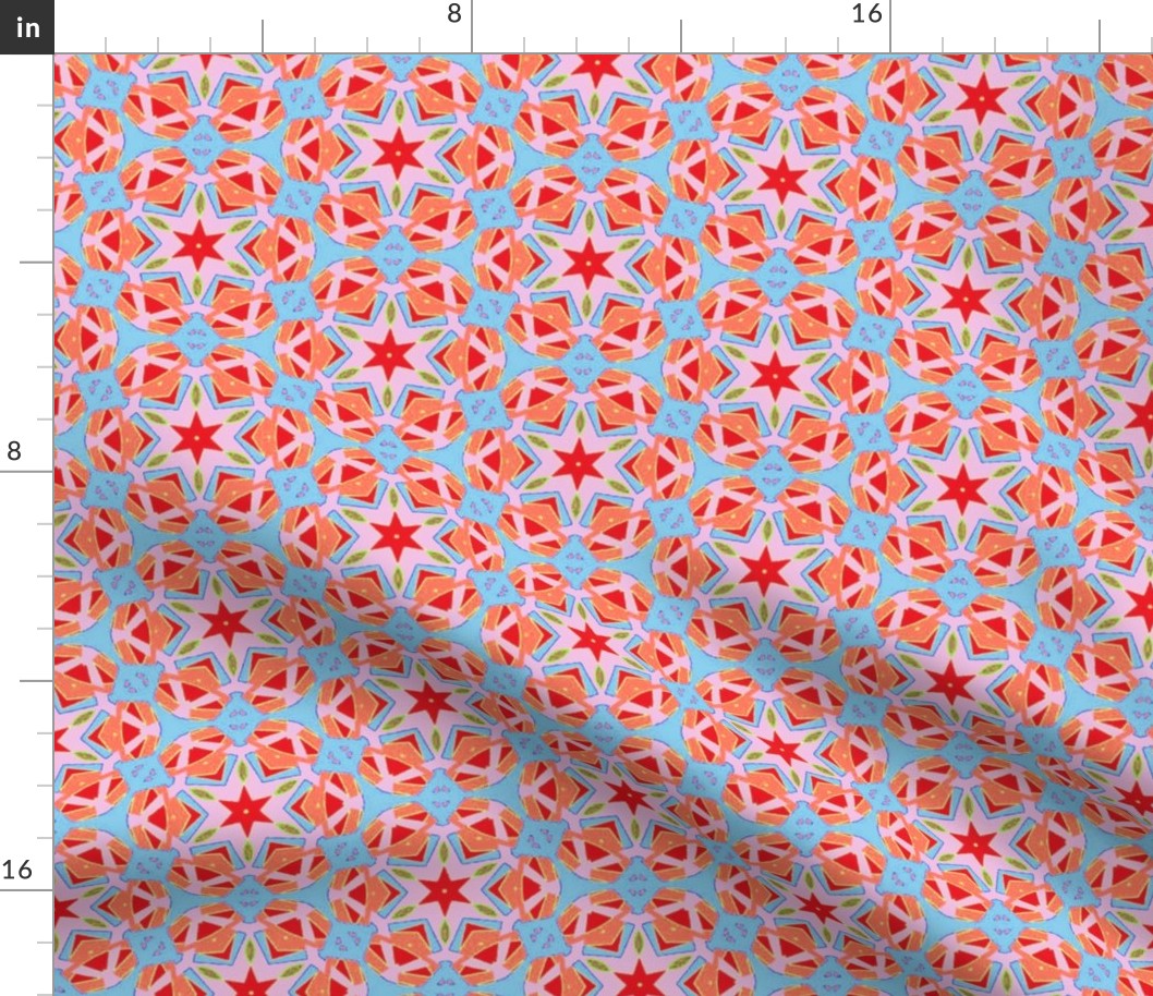 Cowrie Star Orange-Blue