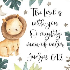 18"x27": The Lord is with you, O mighty man of valor