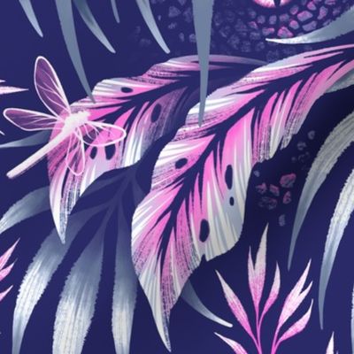 Jurassic Jungle - Pink / Purple