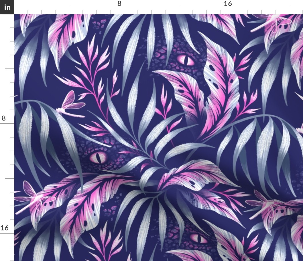 Jurassic Jungle - Pink / Purple