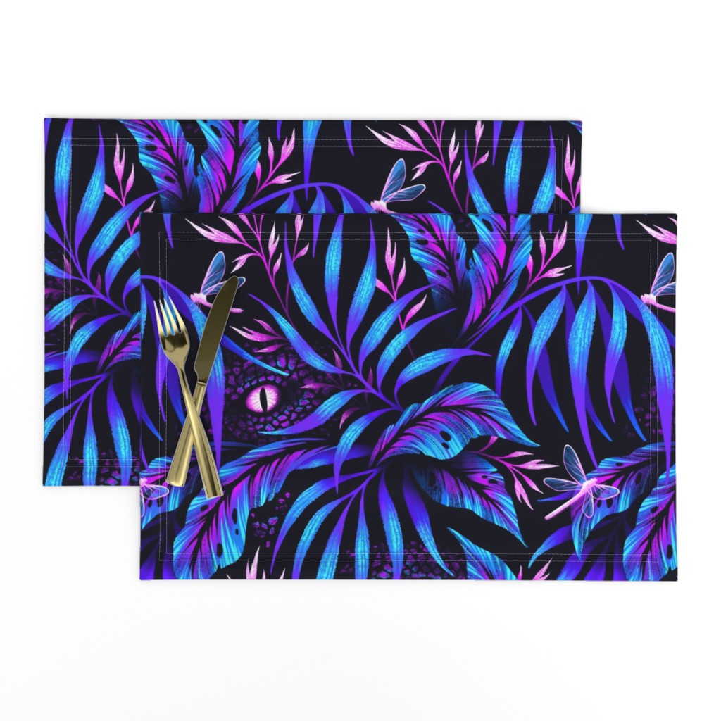 Jurassic Jungle - Blue / Pink