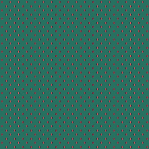 green background with blue coral dashed dots