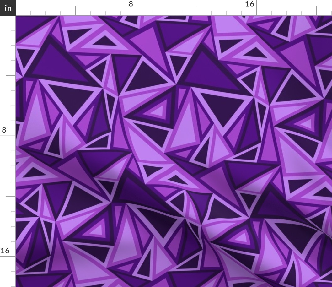 Mod Purple Triangles