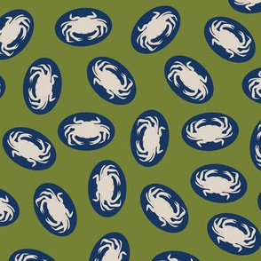 Crabs In Green and Blue