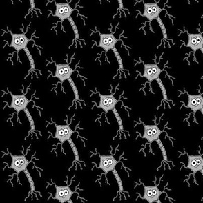 Cute Neuron - on black