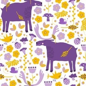 Moose/ purple 