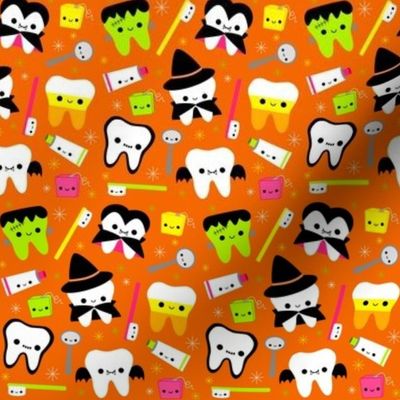 Halloween Teeth - Orange MEDIUM