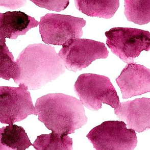 Berry spots • watercolor pink stains