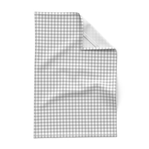 6" Grey Gingham