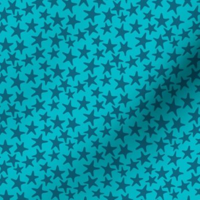 starfish stars turquoise by Pippa Shaw