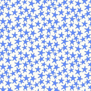 starfish stars sky blue by Pippa Shaw