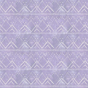 Celestial Geometric Mountain - Scaled to 1.5" Rows- Lilac