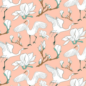 Egrets and Magnolias