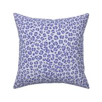 Periwinkle Very Peri Leopard Spots Print - Large Scale - Animal Purple Soft