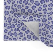 Periwinkle Very Peri Leopard Spots Print - Large Scale - Animal Print