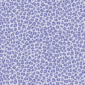 Periwinkle Very Peri Leopard Spots Print - Large Scale - Animal Print