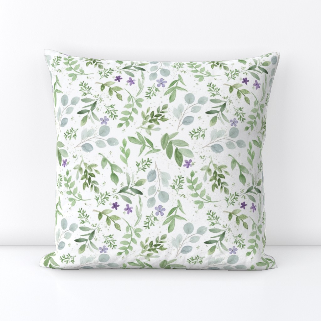 Greenery and Lavender Small Repeat