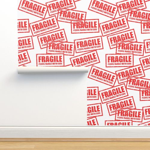 15 Fragile Please Handle With Care Packa Spoonflower