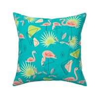 Flamingo-Rama (Turquoise)