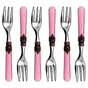 pink forks