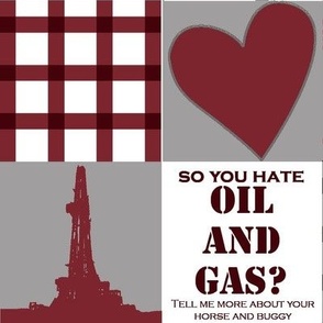 oil and gas cheat sheet burgundy