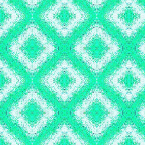 Turquoise or Cyan Throw