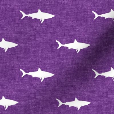 sharks on purple - LAD19