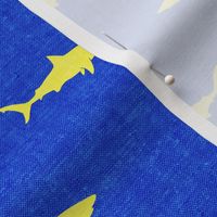 sharks - yellow on blue  - LAD19