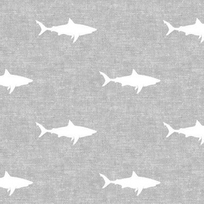 sharks on grey - LAD19