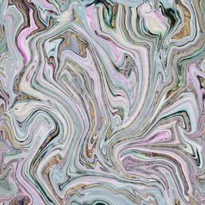 Marbled Pastel Mineral Style Pattern
