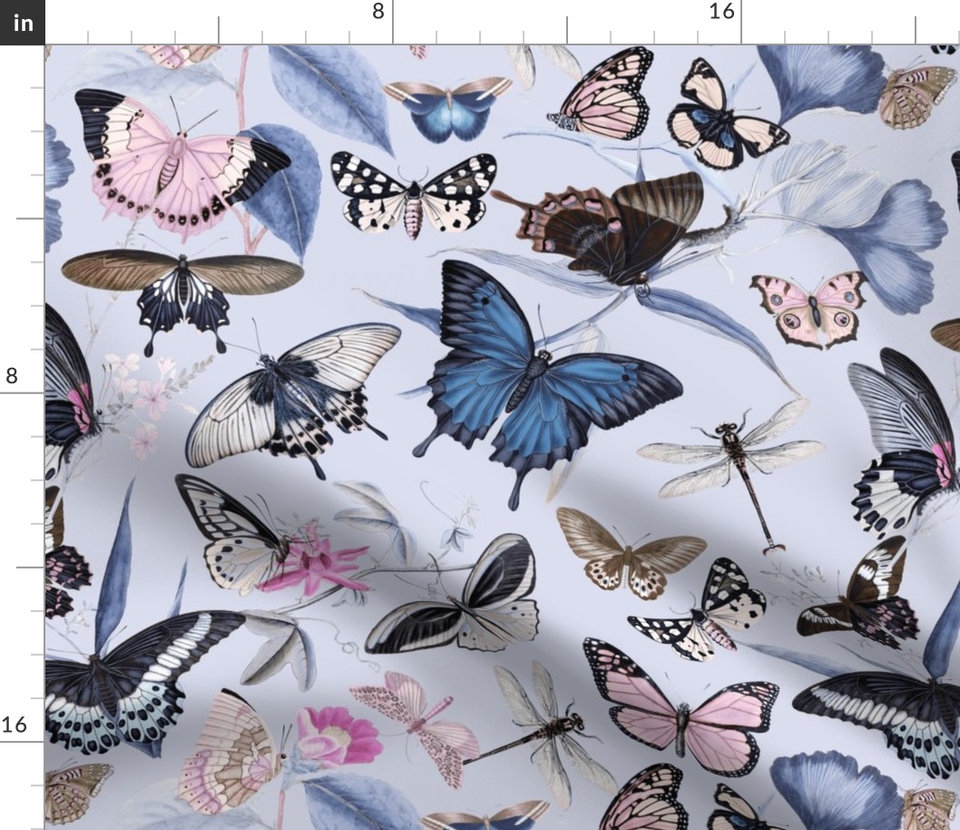Romantic Butterfly Pattern