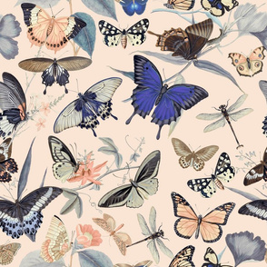 Romantic Butterfly Pattern