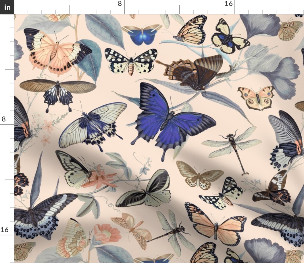 Romantic Butterfly Pattern