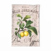 Nostalgic Lemon Tea Towel