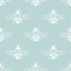 Baby Bee Duckegg Blue // large