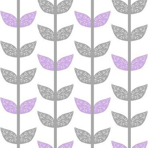 Pretty Vine - lavender + grey