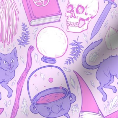  Witch Supplies in Pastel 2X