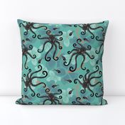 tropical bkgd-dotty octopus 