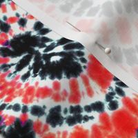 black and red tie dye C19BS