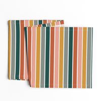 Dusty Jewel Vintage Stripe (B) - 1"