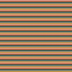 Dusty Jewel Vintage Stripe (C) - 1/4"