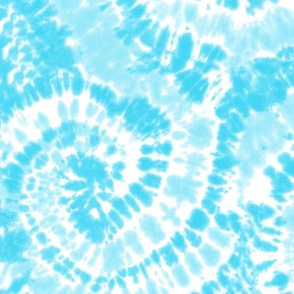 blue tie dye swirls - LAD19BS