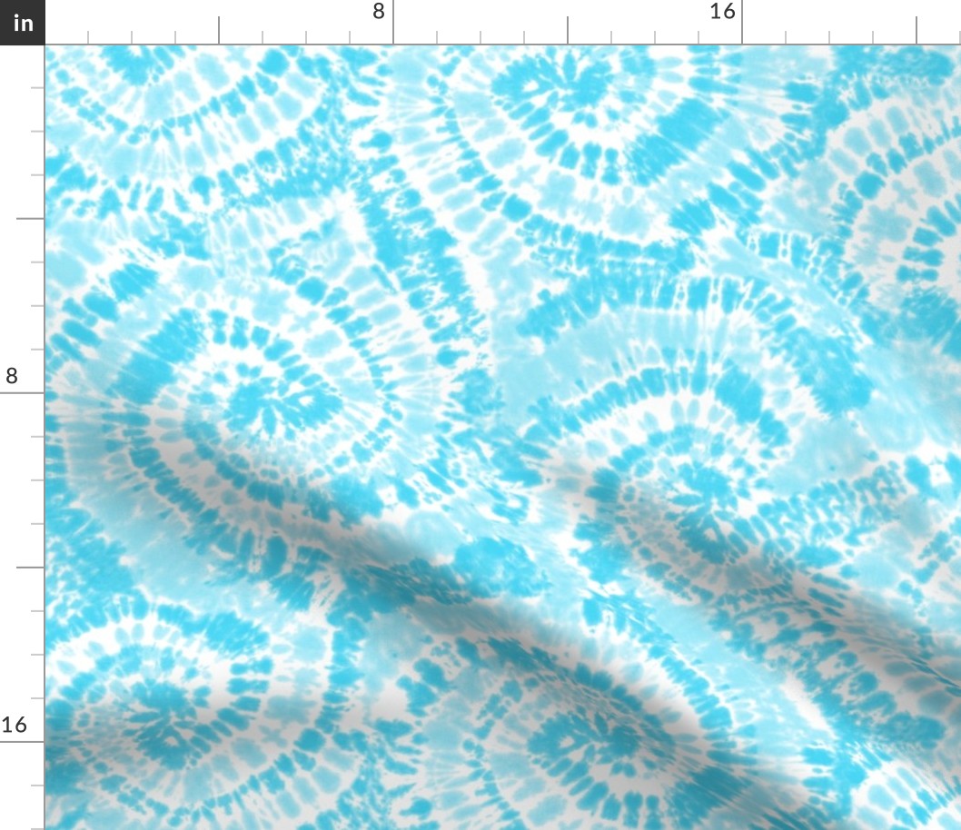 blue tie dye swirls - LAD19BS