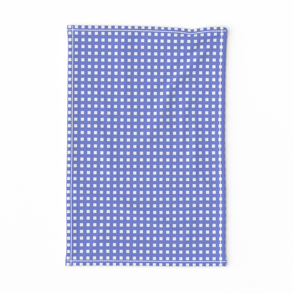 Square Grid Plaid // Periwinkle ((Small size)) 